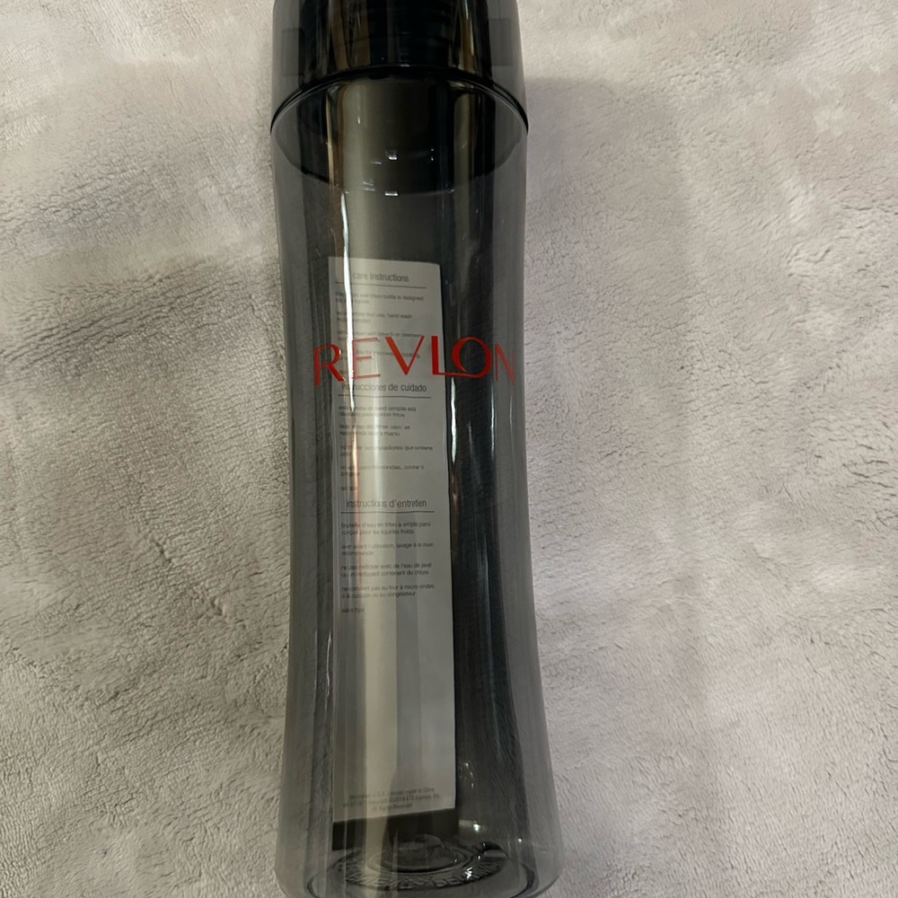 Revlon Black Water Bottle BPA FREE 24oz